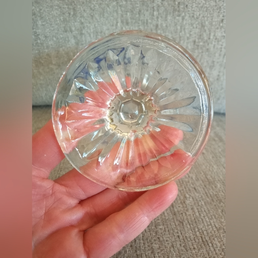 Vintage Pepsi Cola Dimpled Glass Footed Goblet - Picture 7 of 11